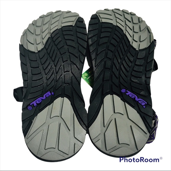 NWT Teva Women's Casual Athletic Hiking Sandals Size 8 Purple/Grey/Black NEW - Picture 12 of 13